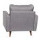 Flash Furniture Slate Gray Faux Linen Upholstered Tufted Chair IS-PC100-GY-GG - alternate 6